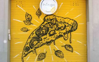 Graffiti pizzeria Intrigo