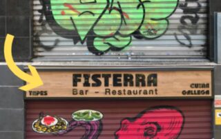 Graffiti restaurante gallego