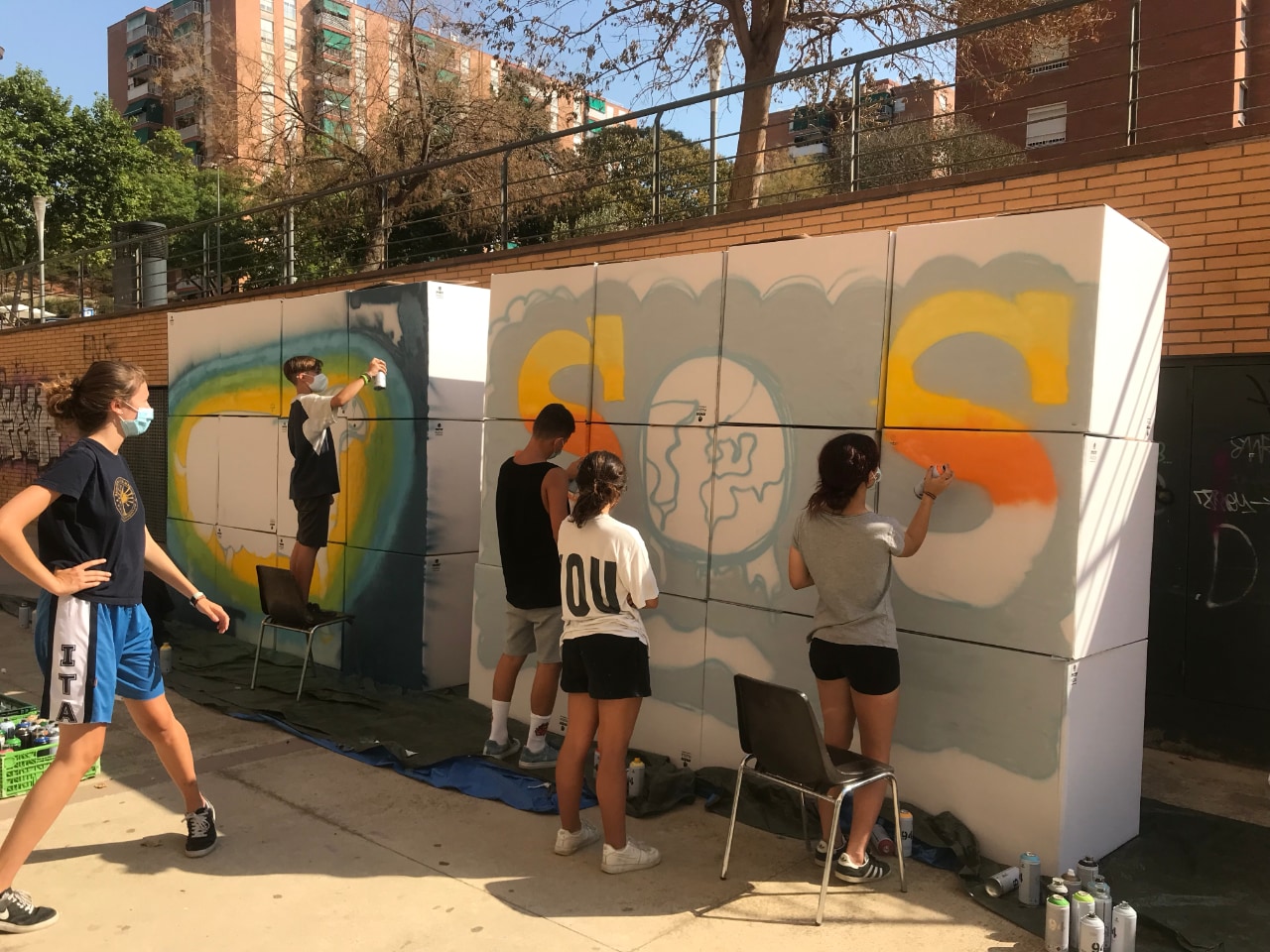 taller de graffiti en verano para adolescentes