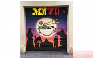 graffiti restaurante monviet